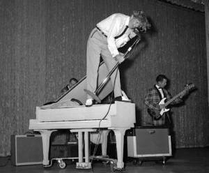 Jerry Lee Lewis standing