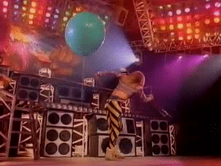 David Lee Roth balloon kick